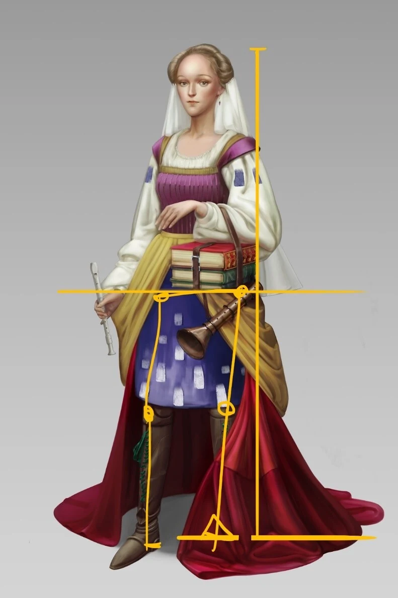 Reference pose comparison showing a balanced standing posture without counterpoise contrasted with the original off-balance stance