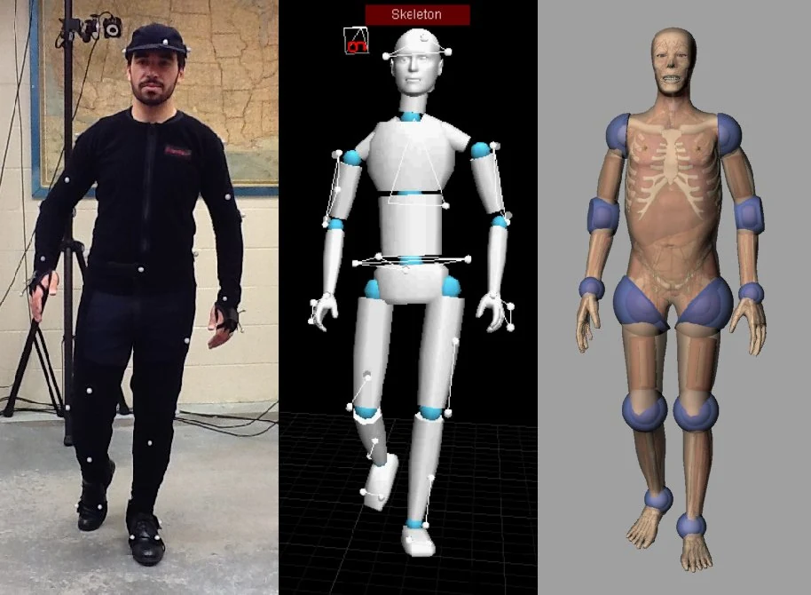 Motion capture hands and fingers tracking