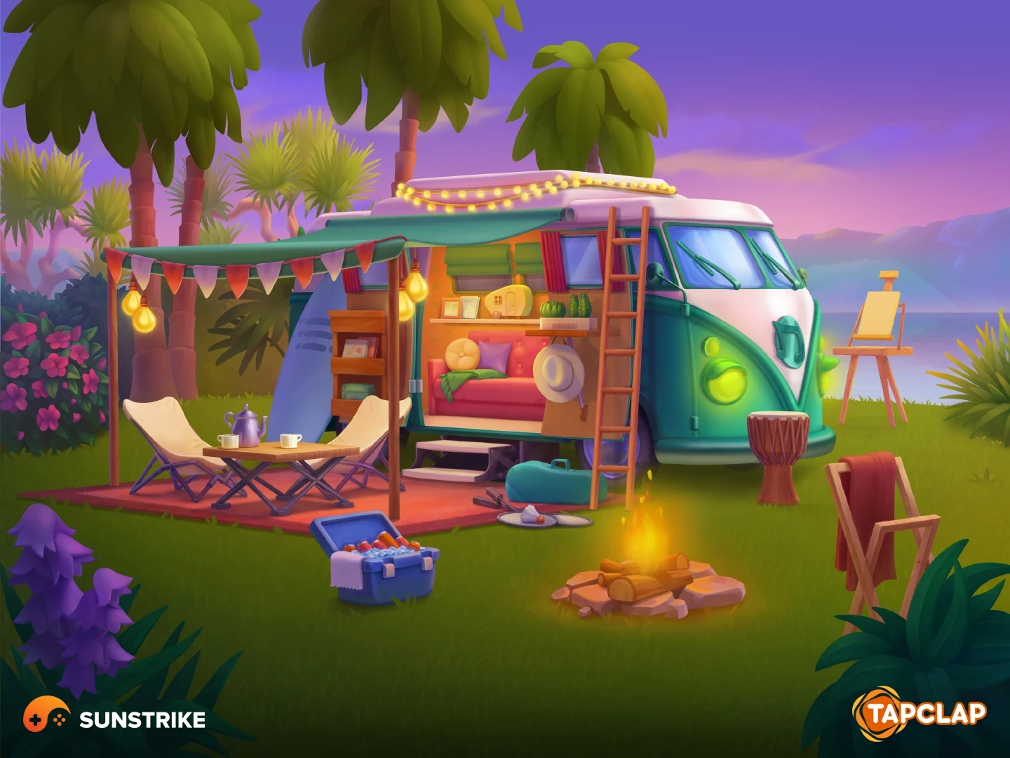 Story illustration from Tapclap: DesignVille
