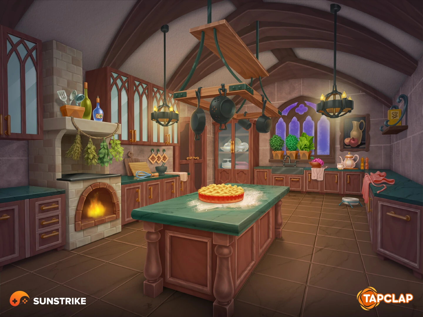 Promotional illustration for Tapclap: DesignVille