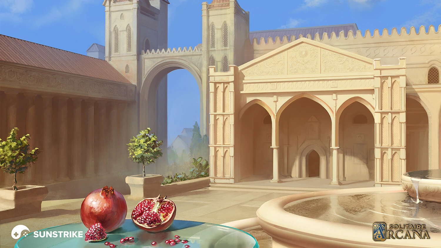 Promotional illustration for HeroCraft: Solitaire Arcana
