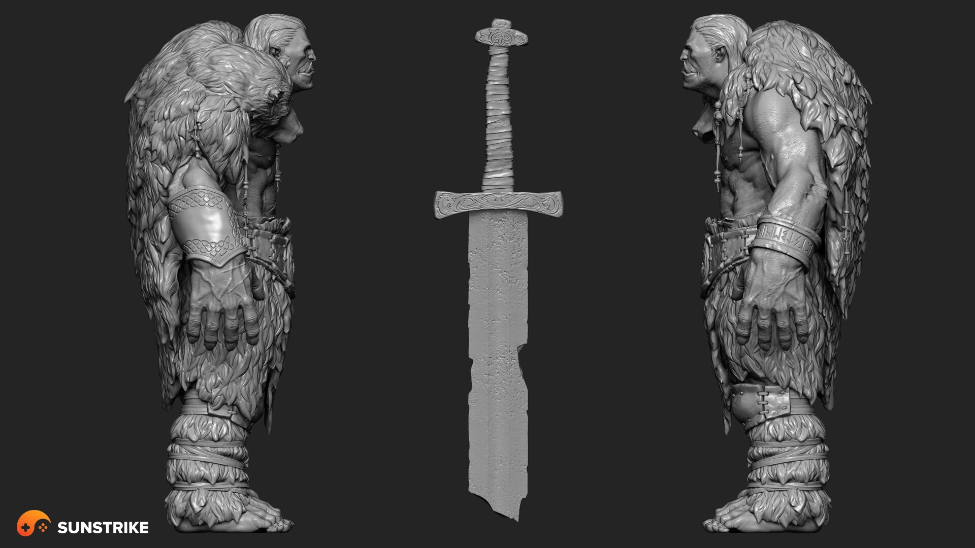 Game character art from Orc Warrior