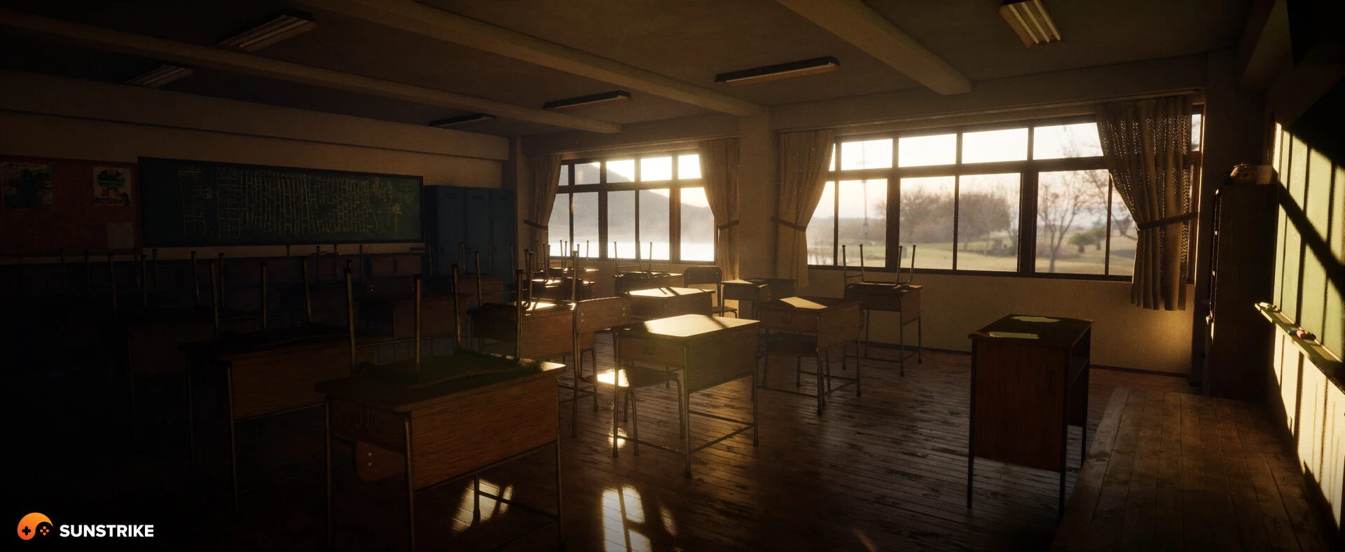 Background art piece for Japanese Classroom