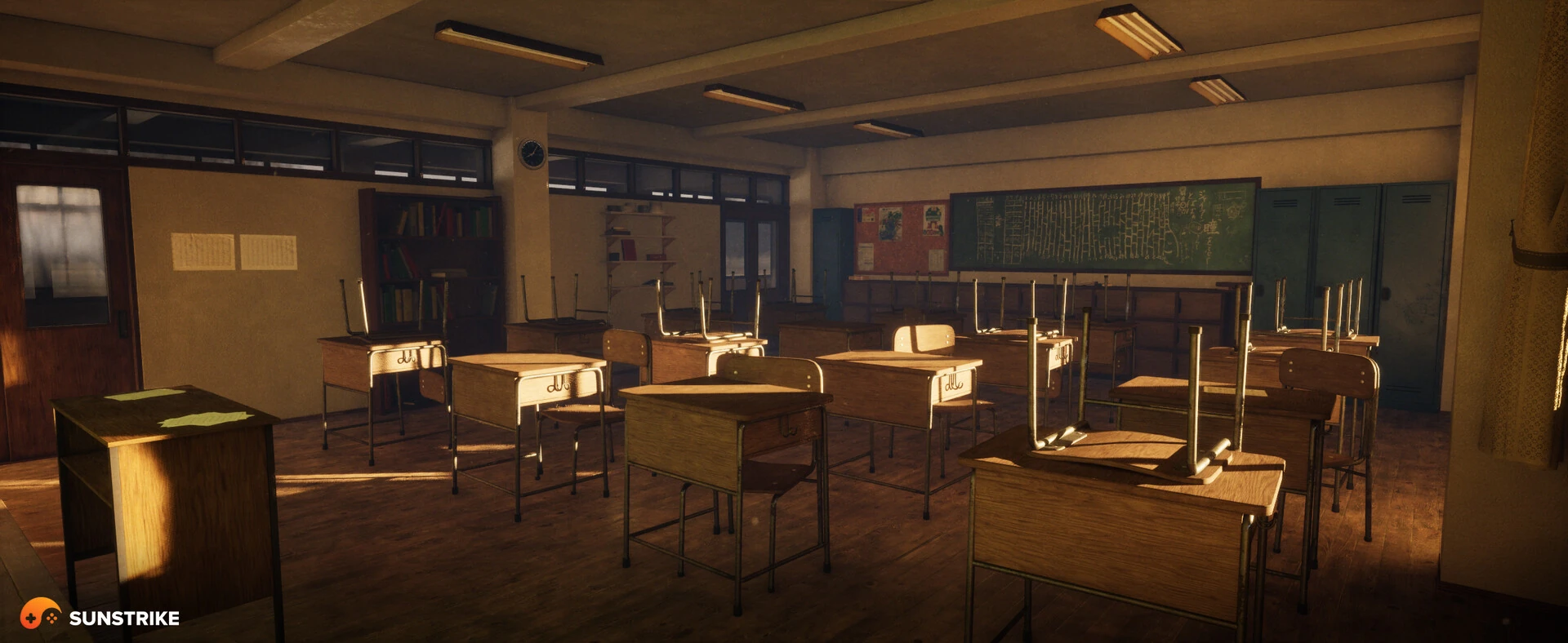 Atmospheric location detail for Japanese Classroom