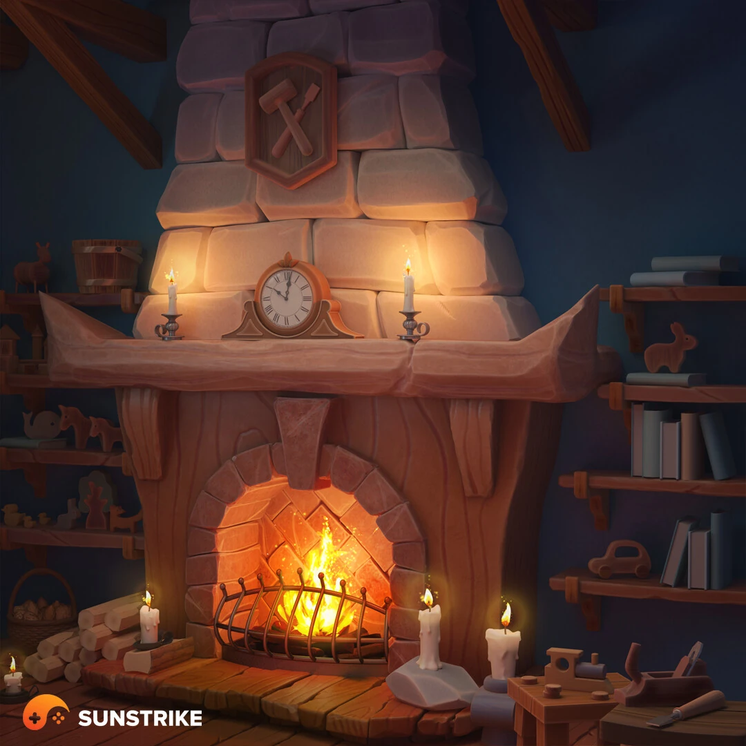 Environment scene from Toy Workshop