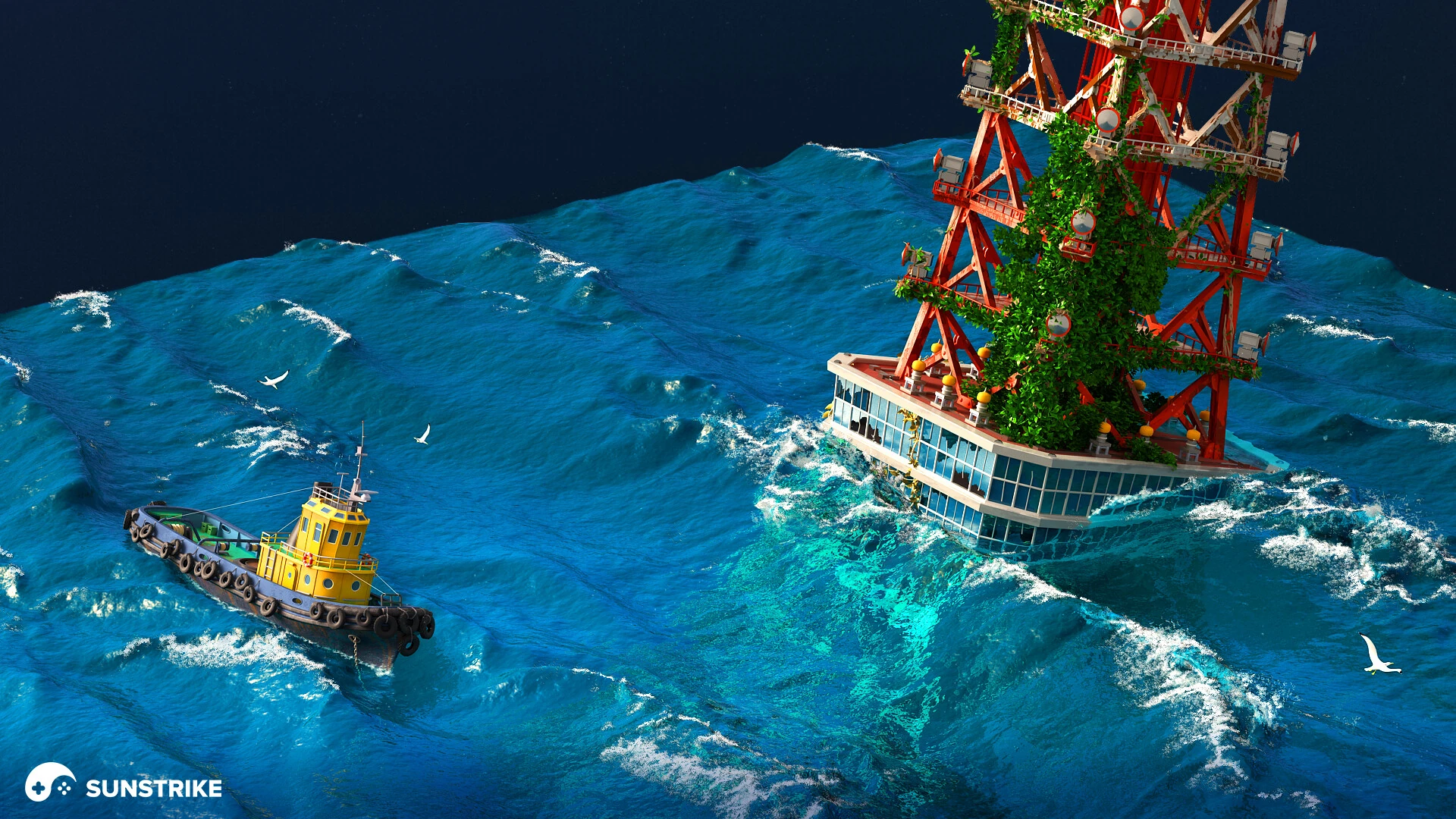 Atmospheric location detail for 3D Dioramas