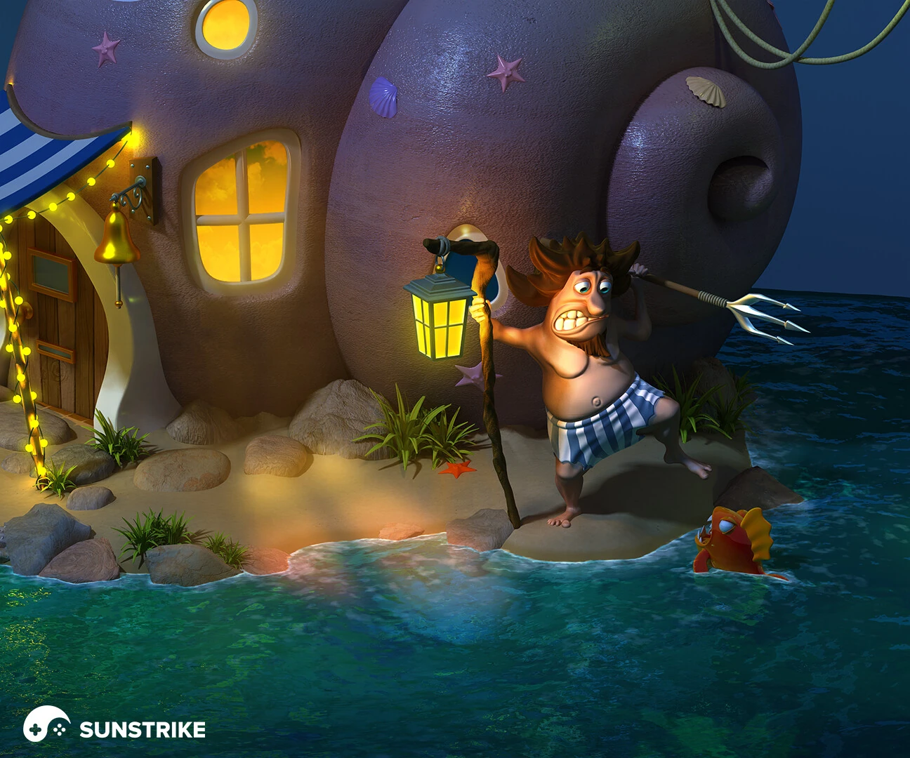 Environment scene from Island of the Underwater Devil