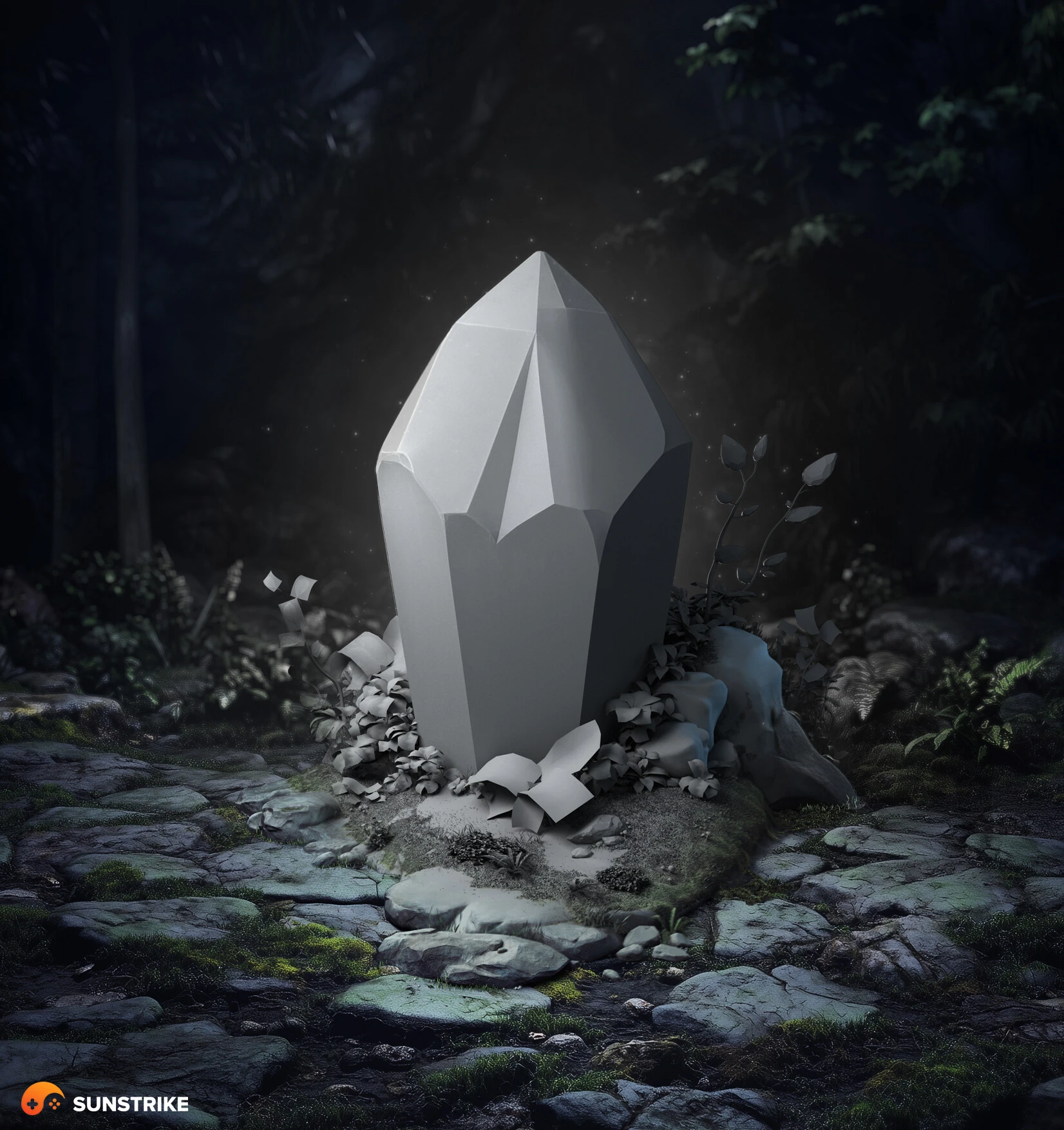 3D prop model for Crystal Model