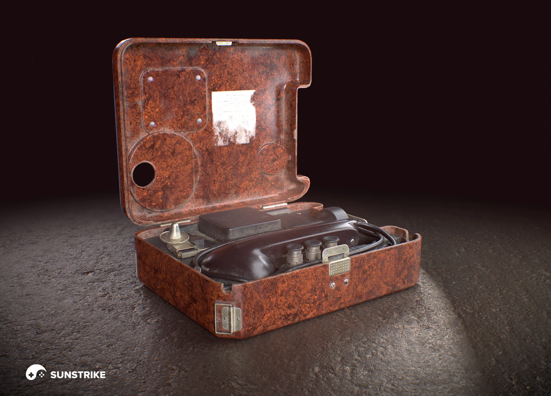 3D prop model for Soviet telephone