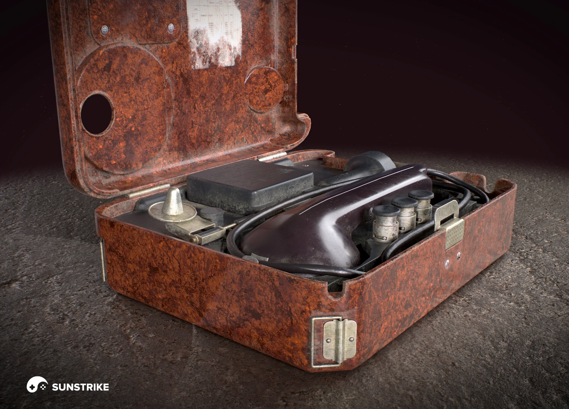Realistic prop render for Soviet telephone