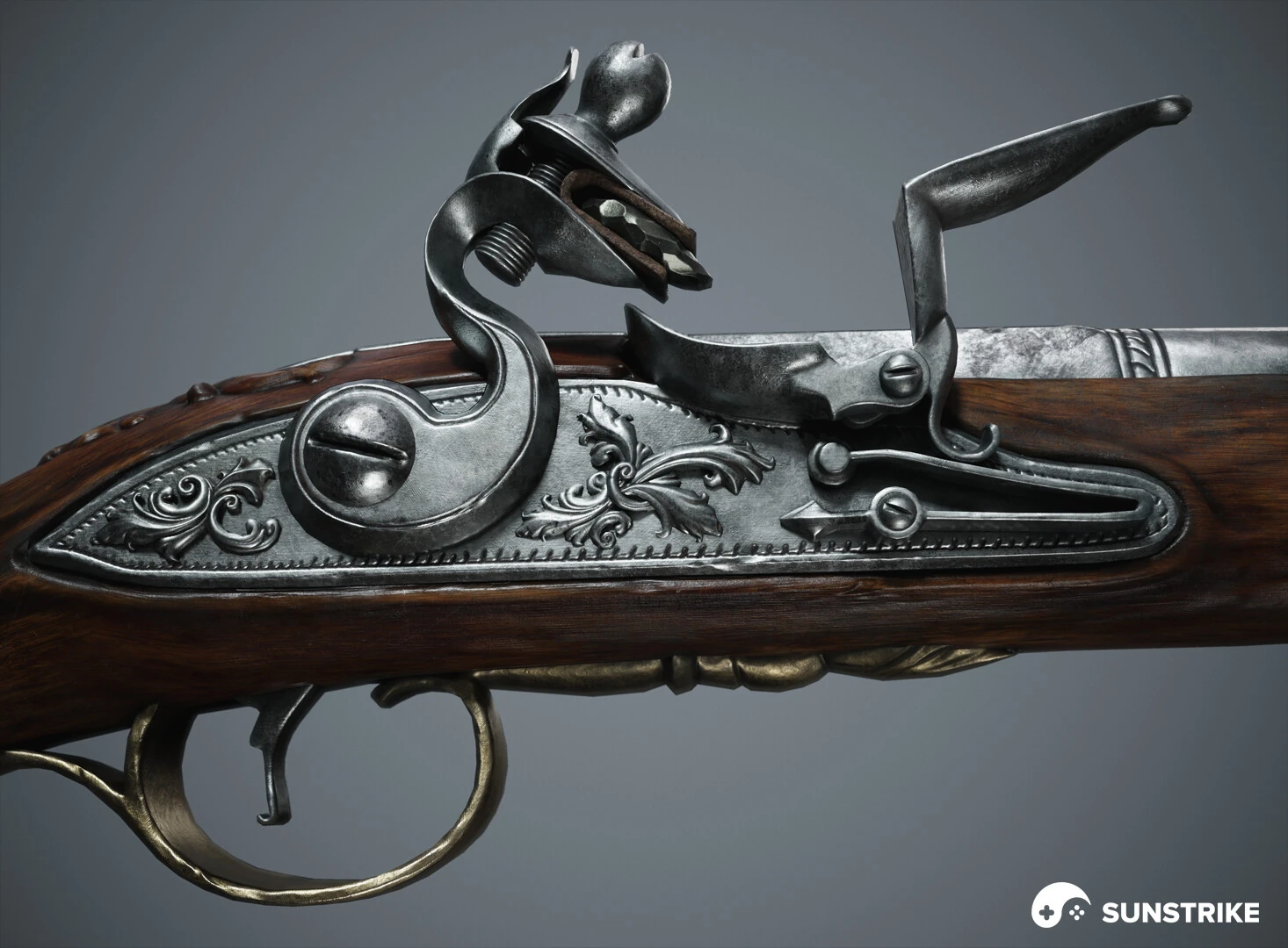 Production-ready prop for Victorian pistol
