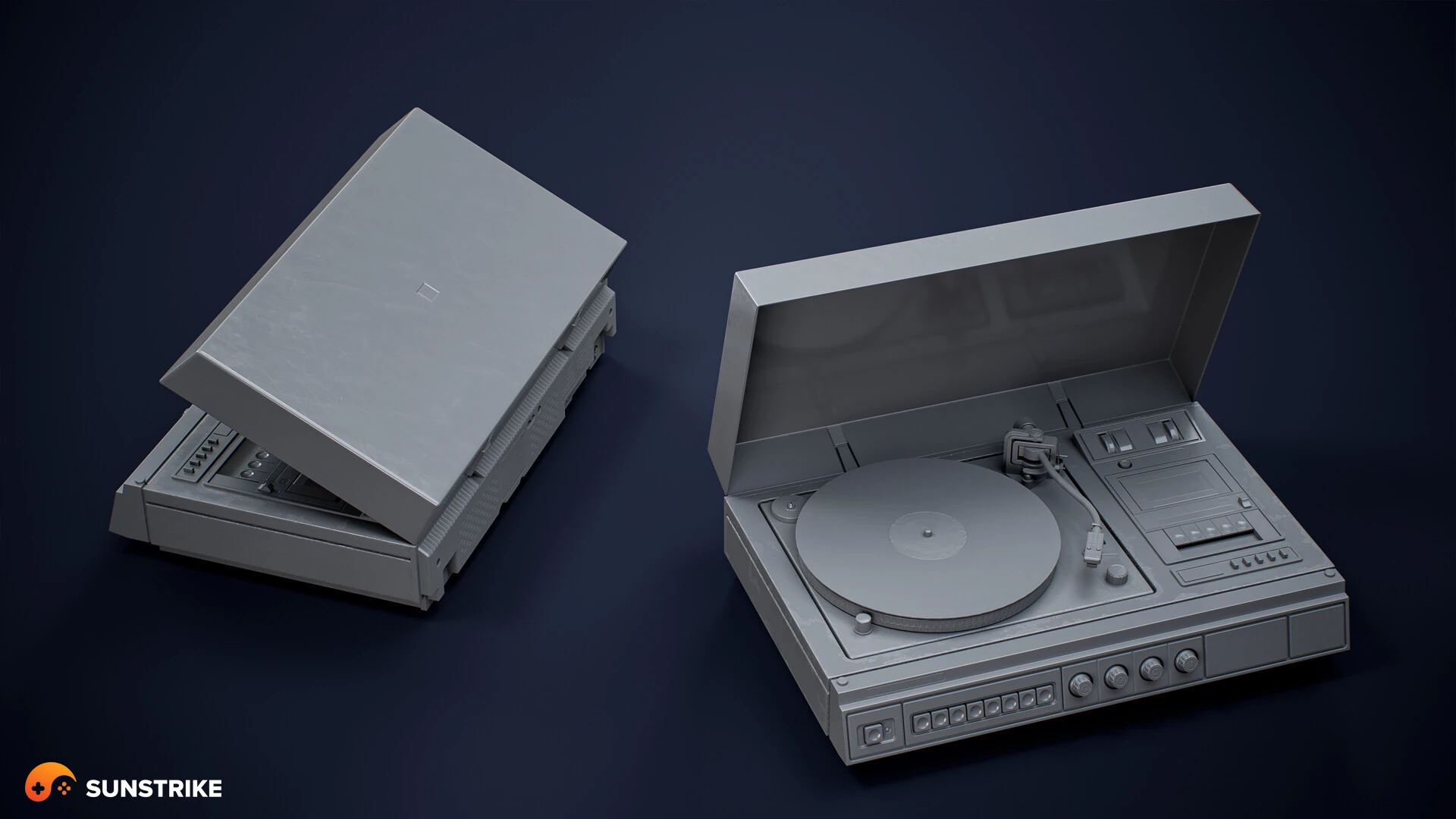 Game asset design from Vinyl Record Player