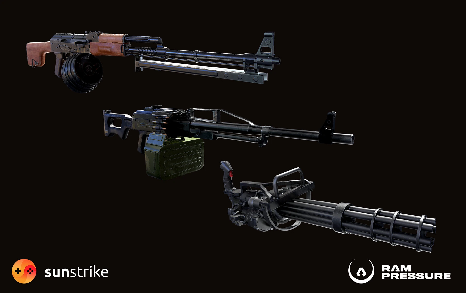 Realistic prop render for QuadCom: RAM Pressure