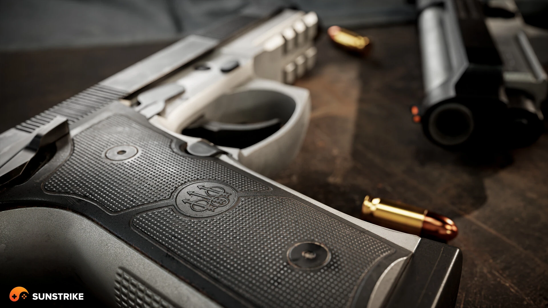 Game asset design from Beretta 92 Model