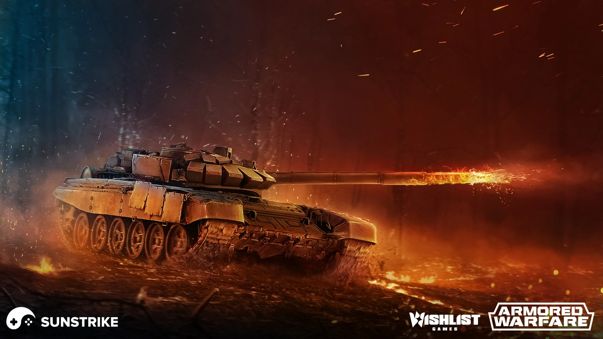 Gaming ad creative from Wishlist: Armored Warfare