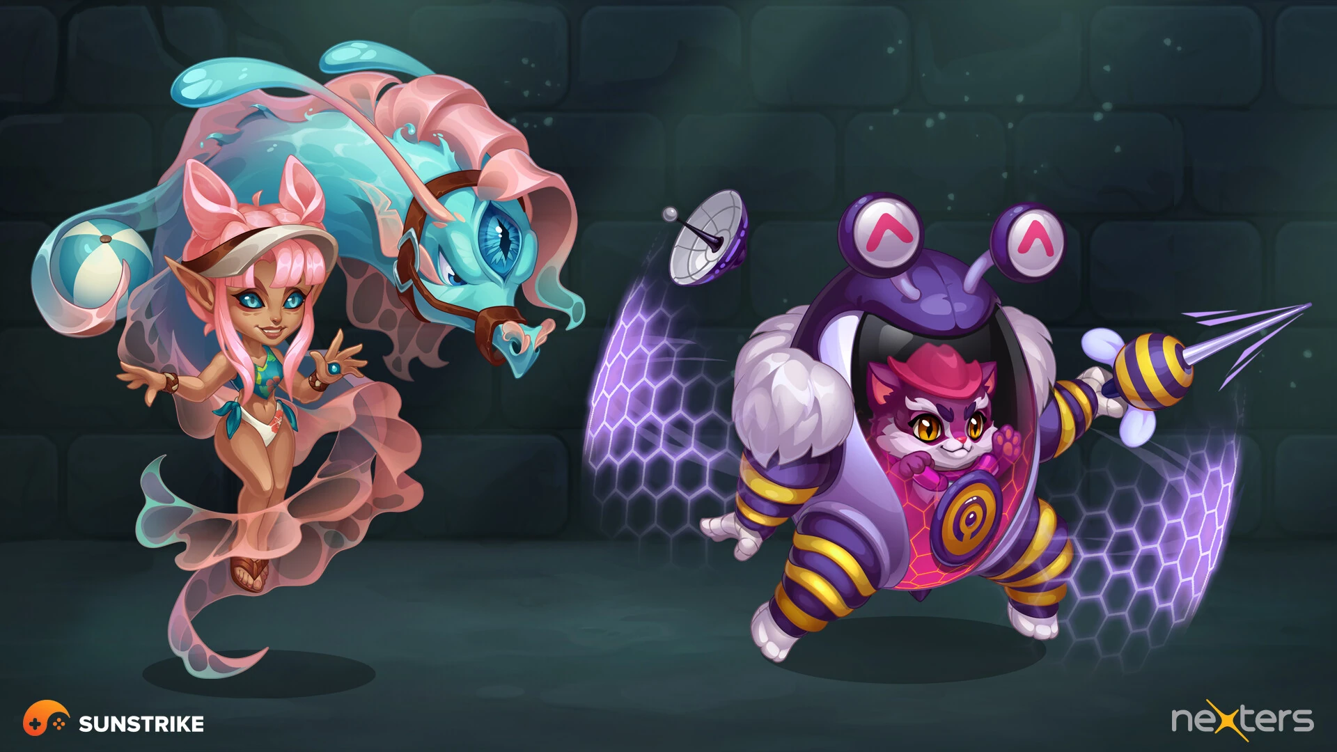 Character render for Nexters: Characters