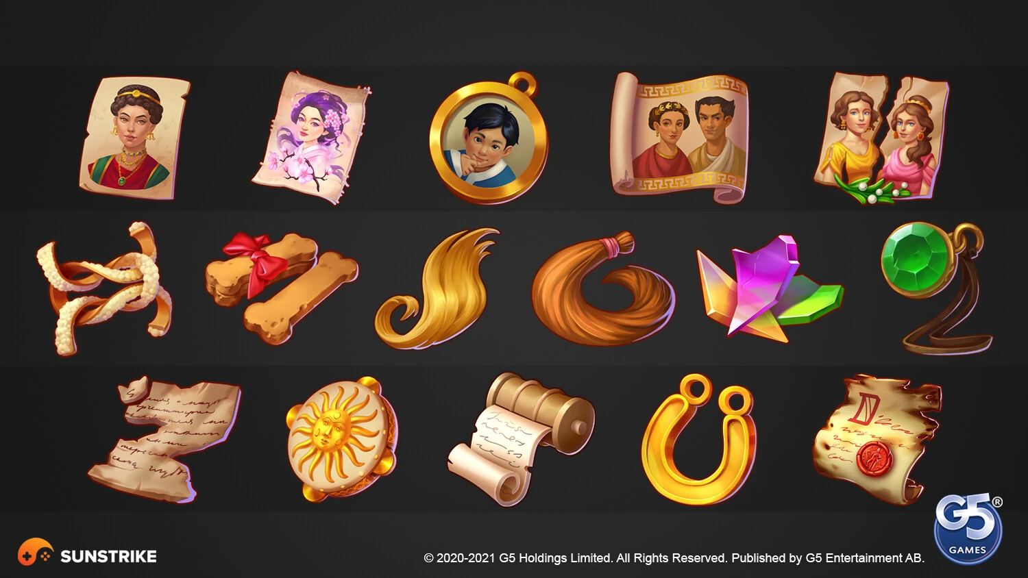 Interface element from G5 Games: Jewels of Rome