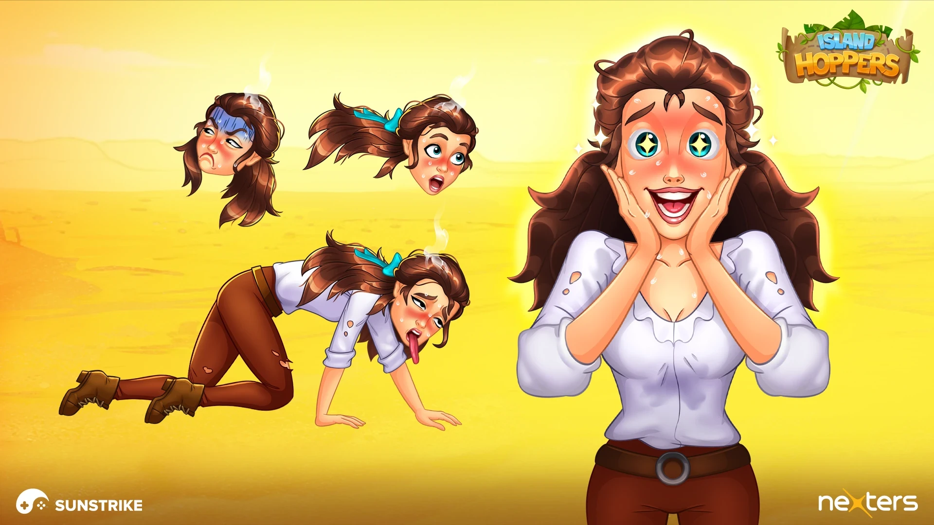 Promotional creative from Nexters: Island Hoppers