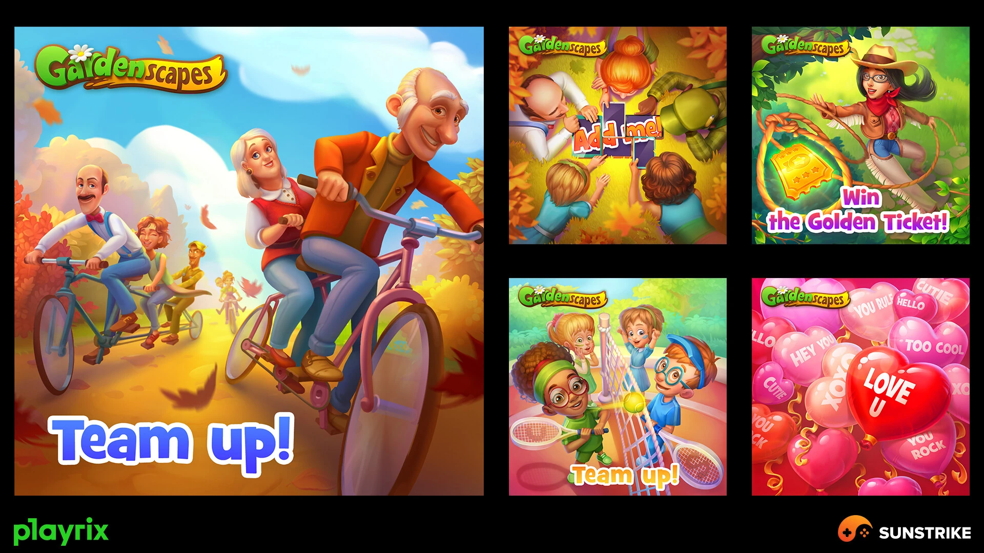 Video game ad visual for Playrix: Homescapes