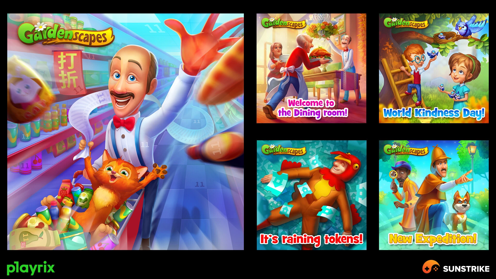 Promotional creative from Playrix: Homescapes