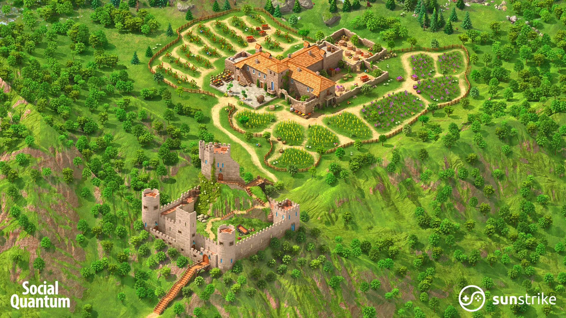 Isometric location design for Social Quantum: Megapolis