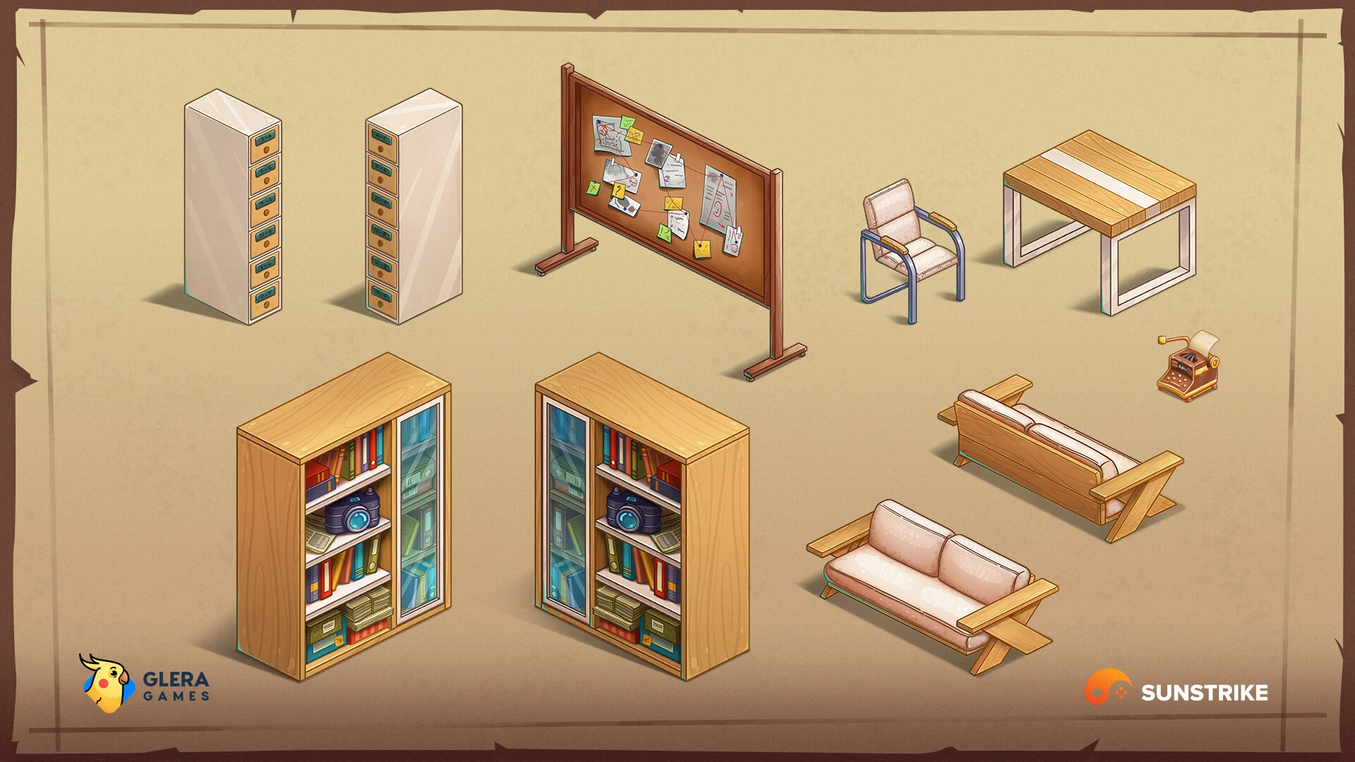 Isometric scene from Glera Games: Treasure Quest