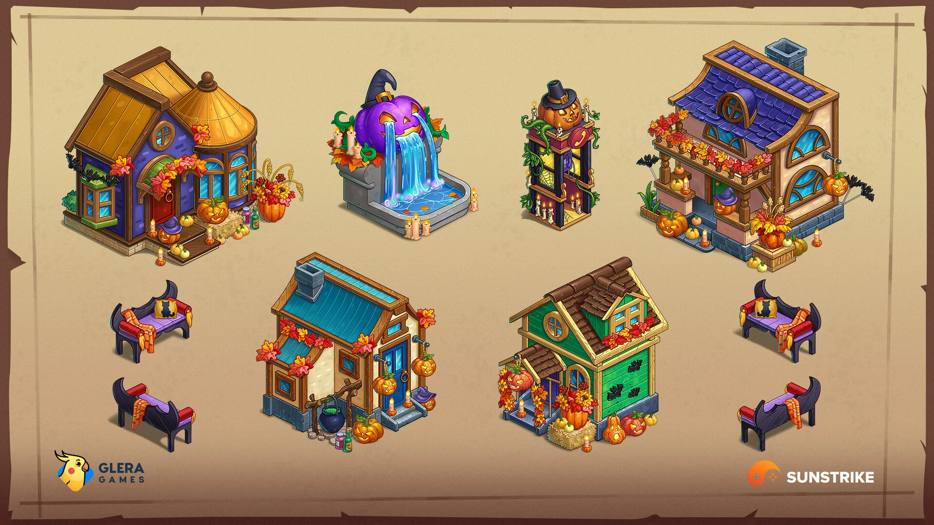 Isometric location design for Glera Games: Treasure Quest