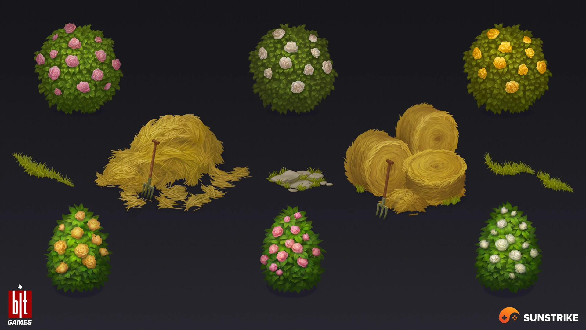 Isometric environment art for BIT.GAMES: Storyngton Hall