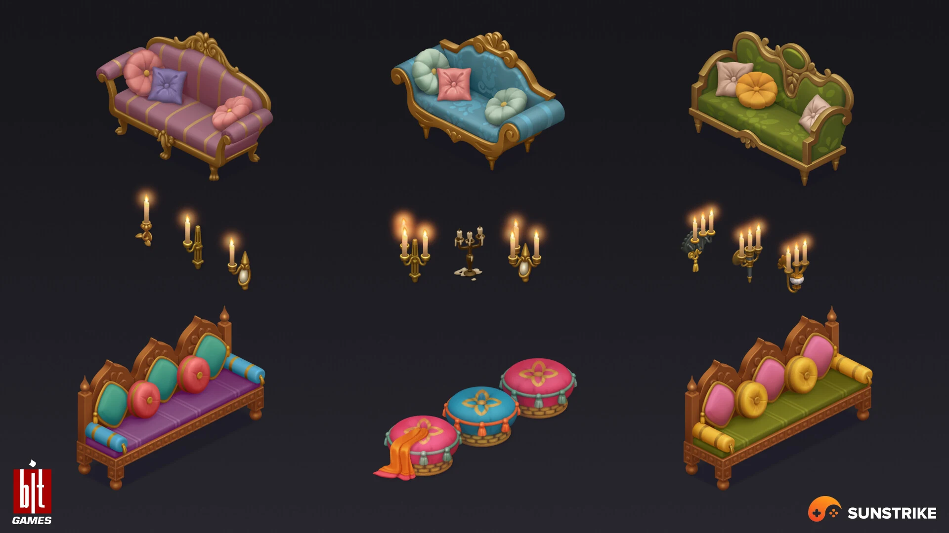 Isometric scene from BIT.GAMES: Storyngton Hall