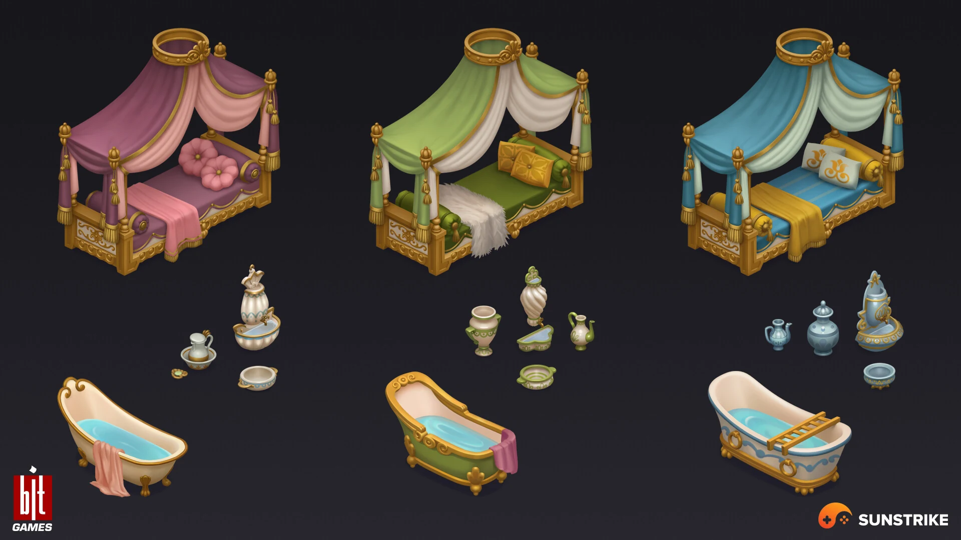 Isometric scene from BIT.GAMES: Storyngton Hall