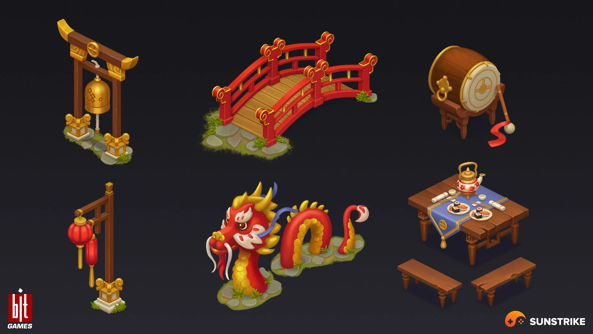 Isometric scene from BIT.GAMES: Storyngton Hall