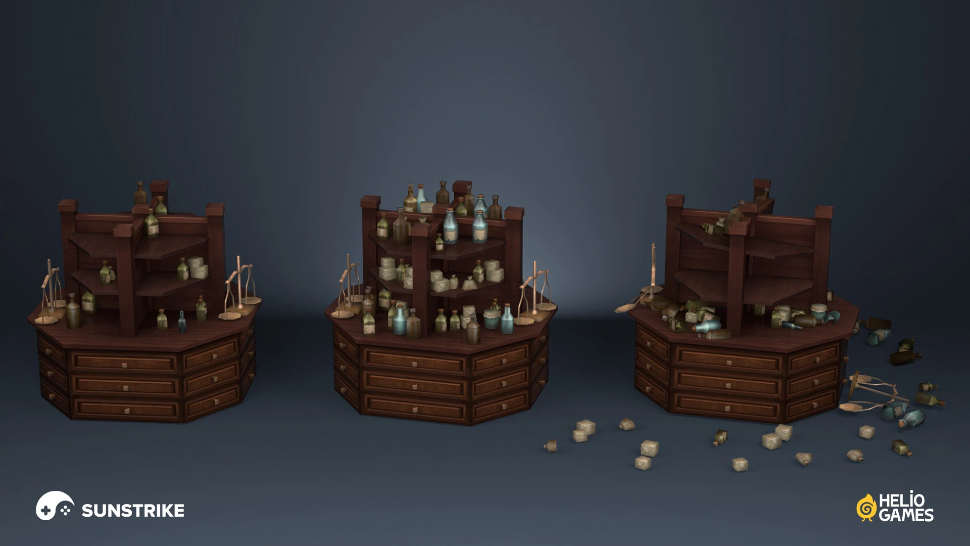 Isometric scene from Helio Games: Mutiny