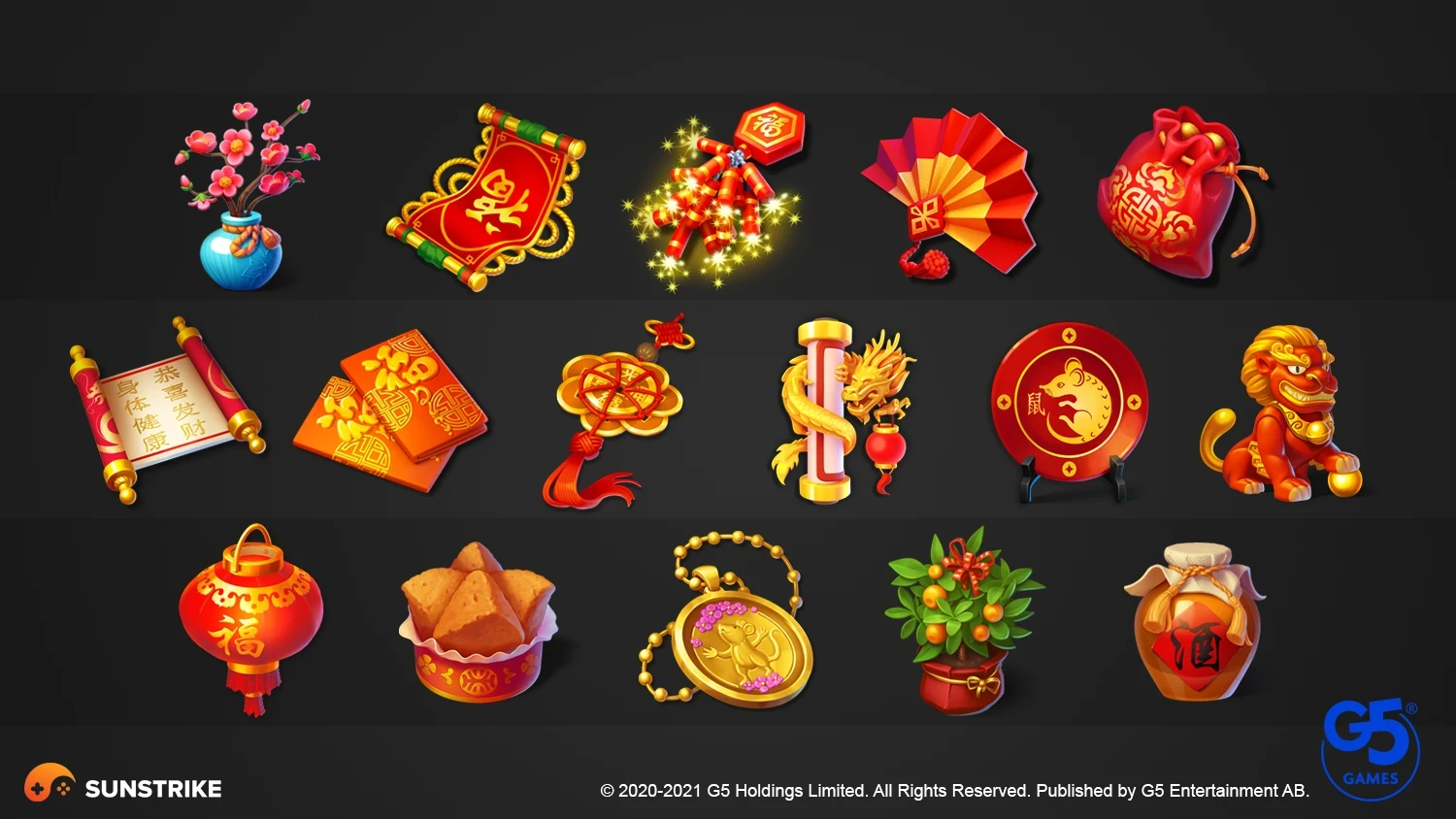 UI/UX production frame for G5 Games: Mahjong Journey