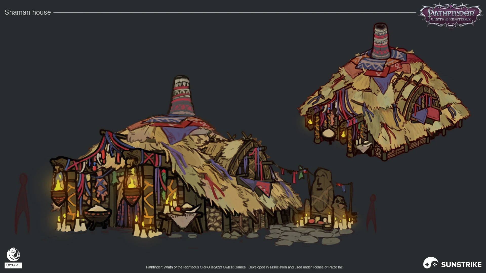 Isometric game level for Owlcat Games: Pathfinder
