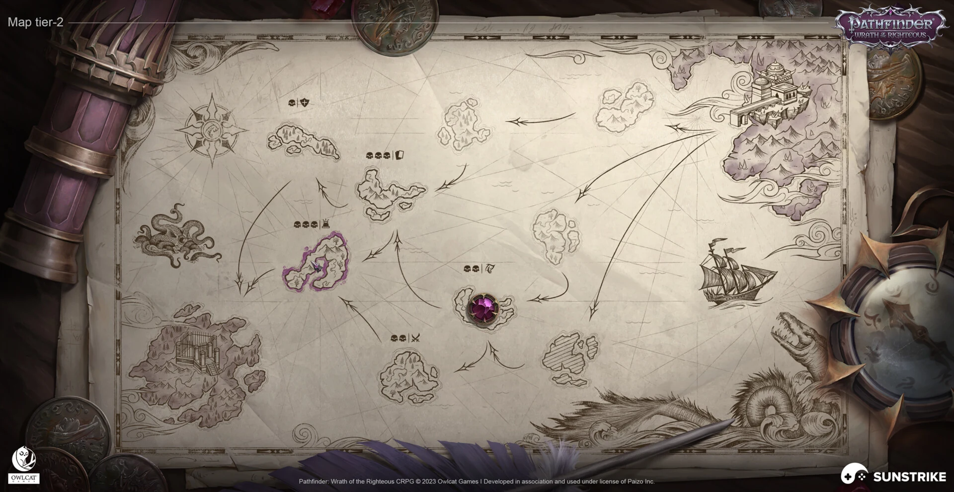 In-game UI screen from Owlcat Games: Pathfinder