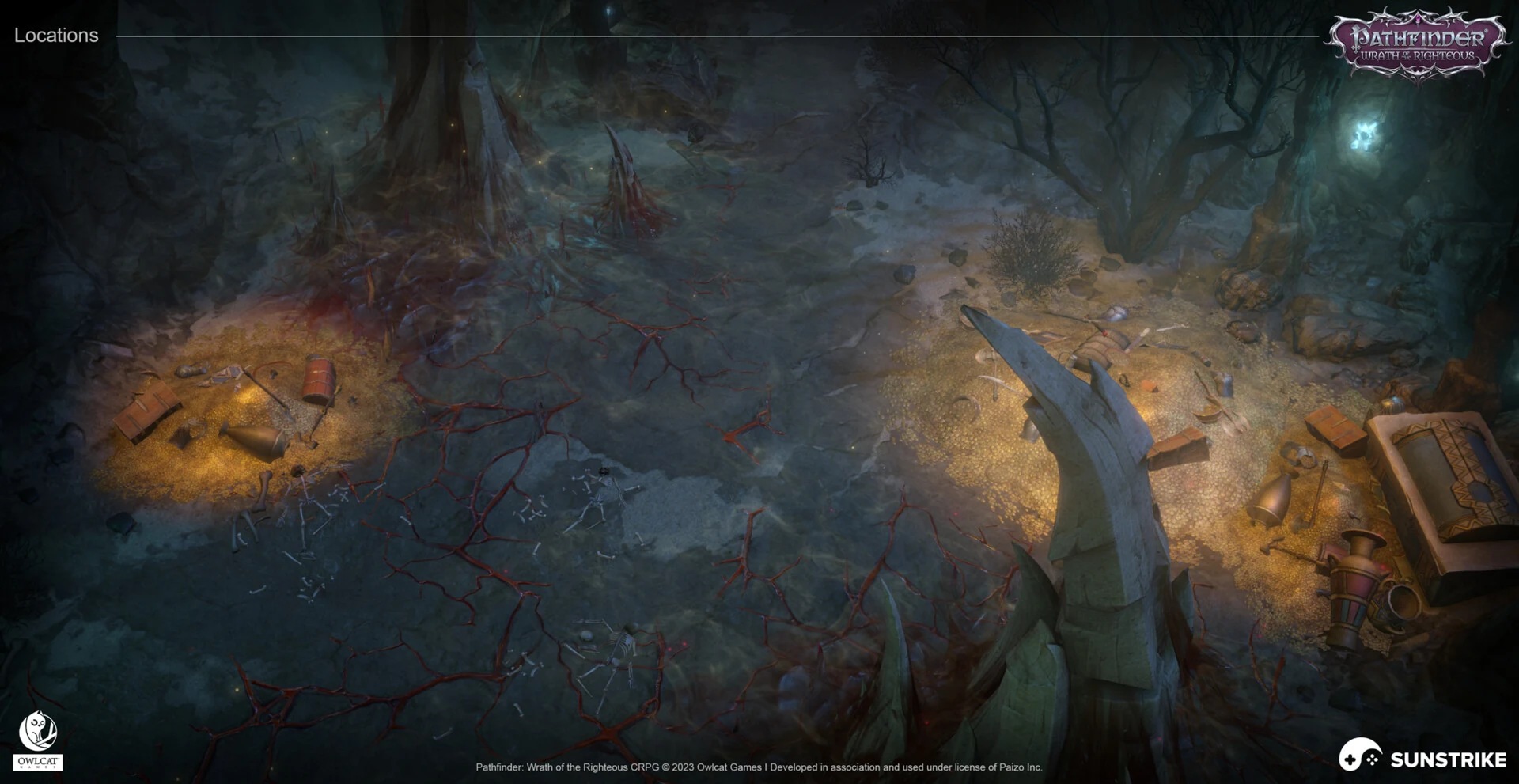 Isometric game level for Owlcat Games: Pathfinder