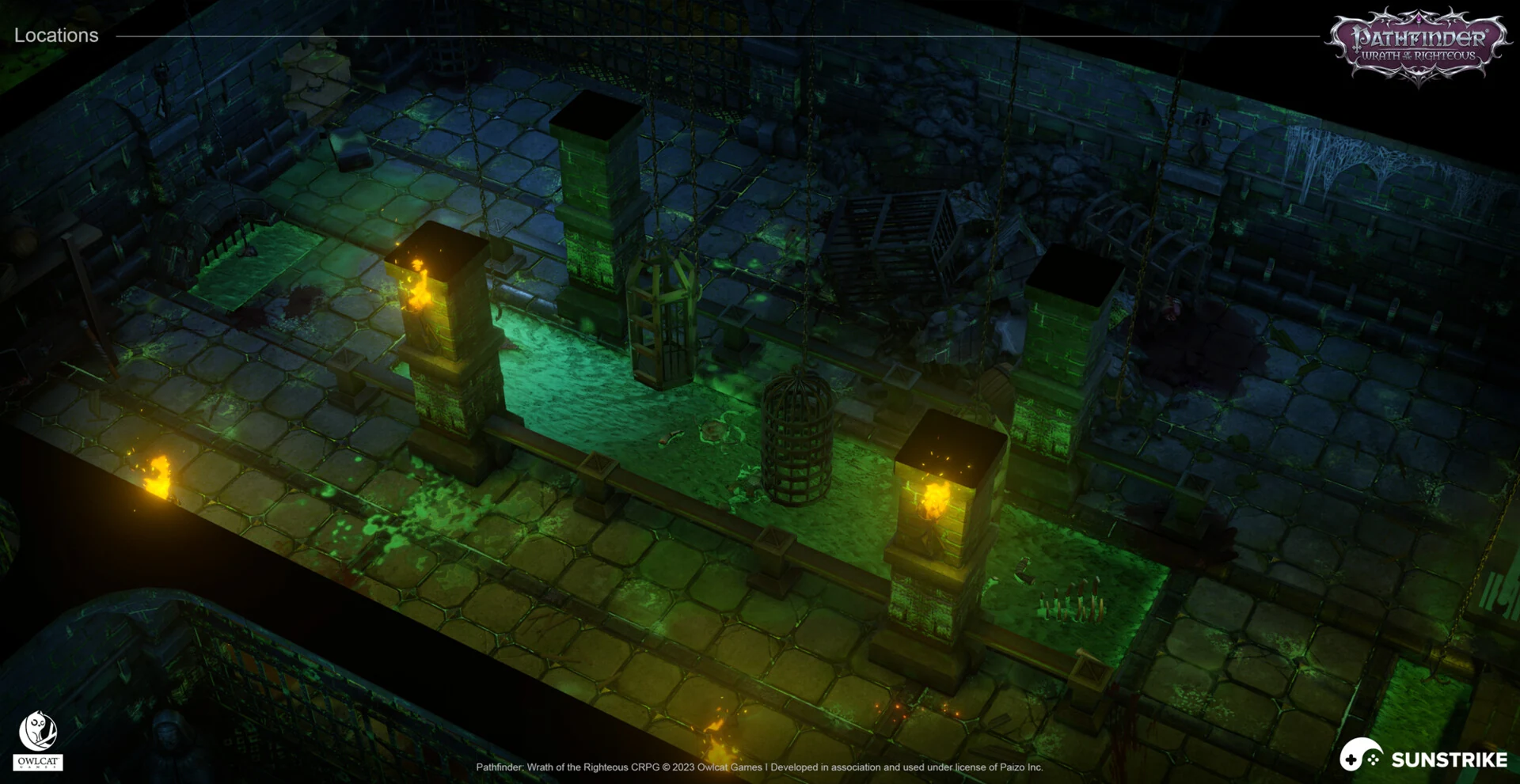 Isometric environment art for Owlcat Games: Pathfinder