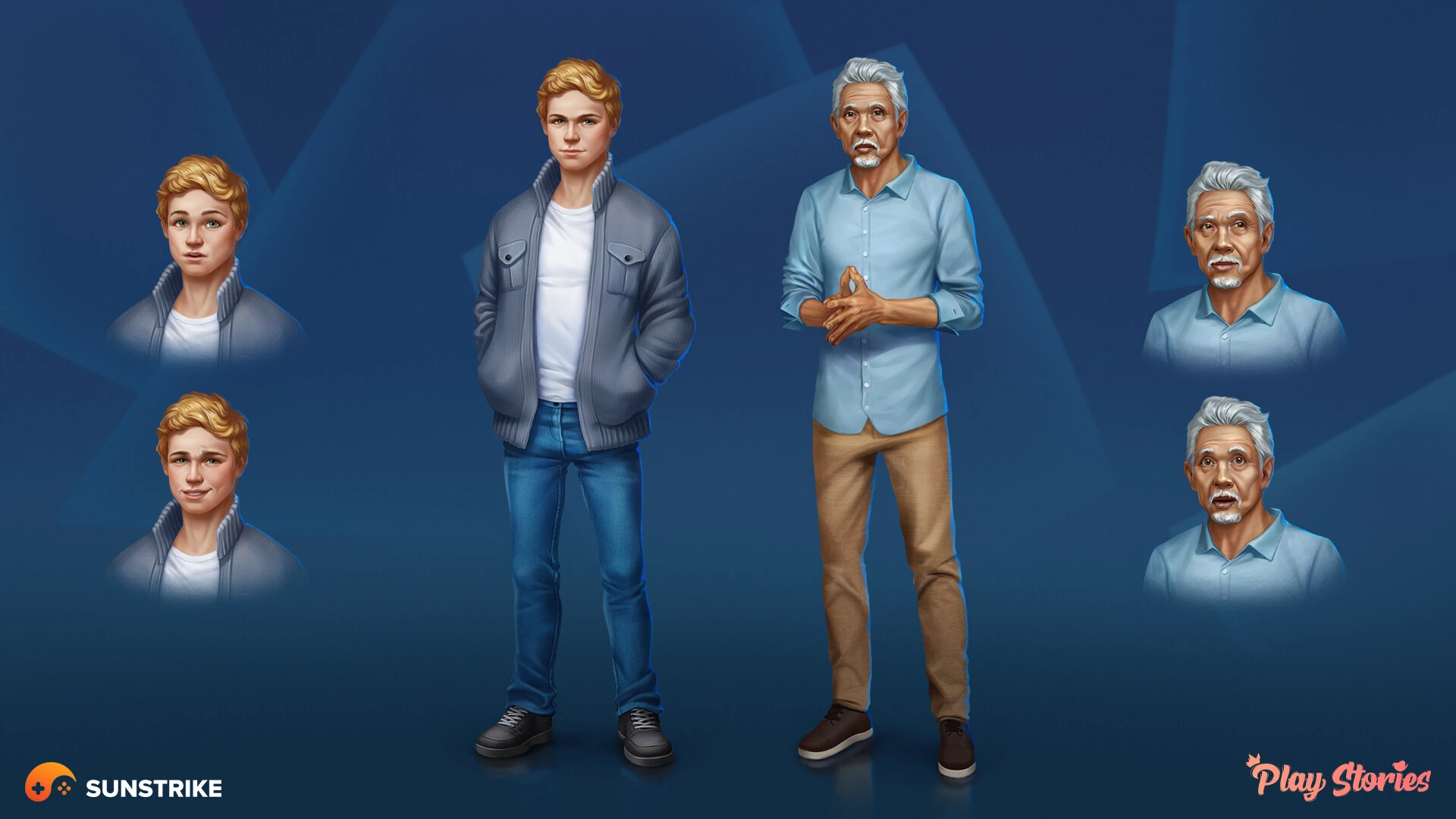Game character art from Media Solutions: Play Stories