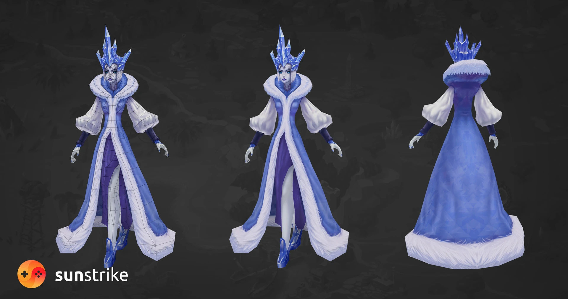Hero character from Low-poly characters