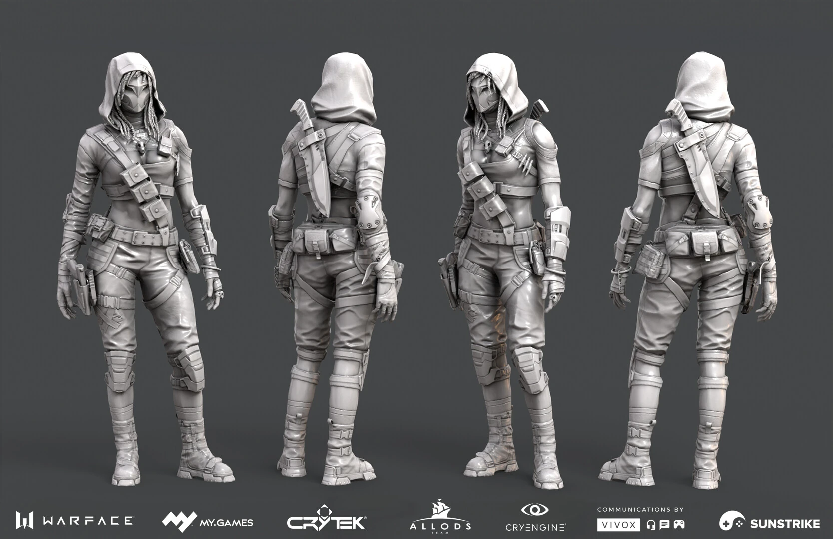 Realistic character design for Astrum: Warface