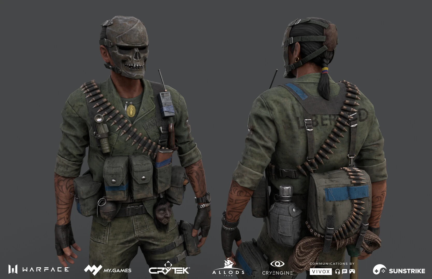 Character render for Astrum: Warface