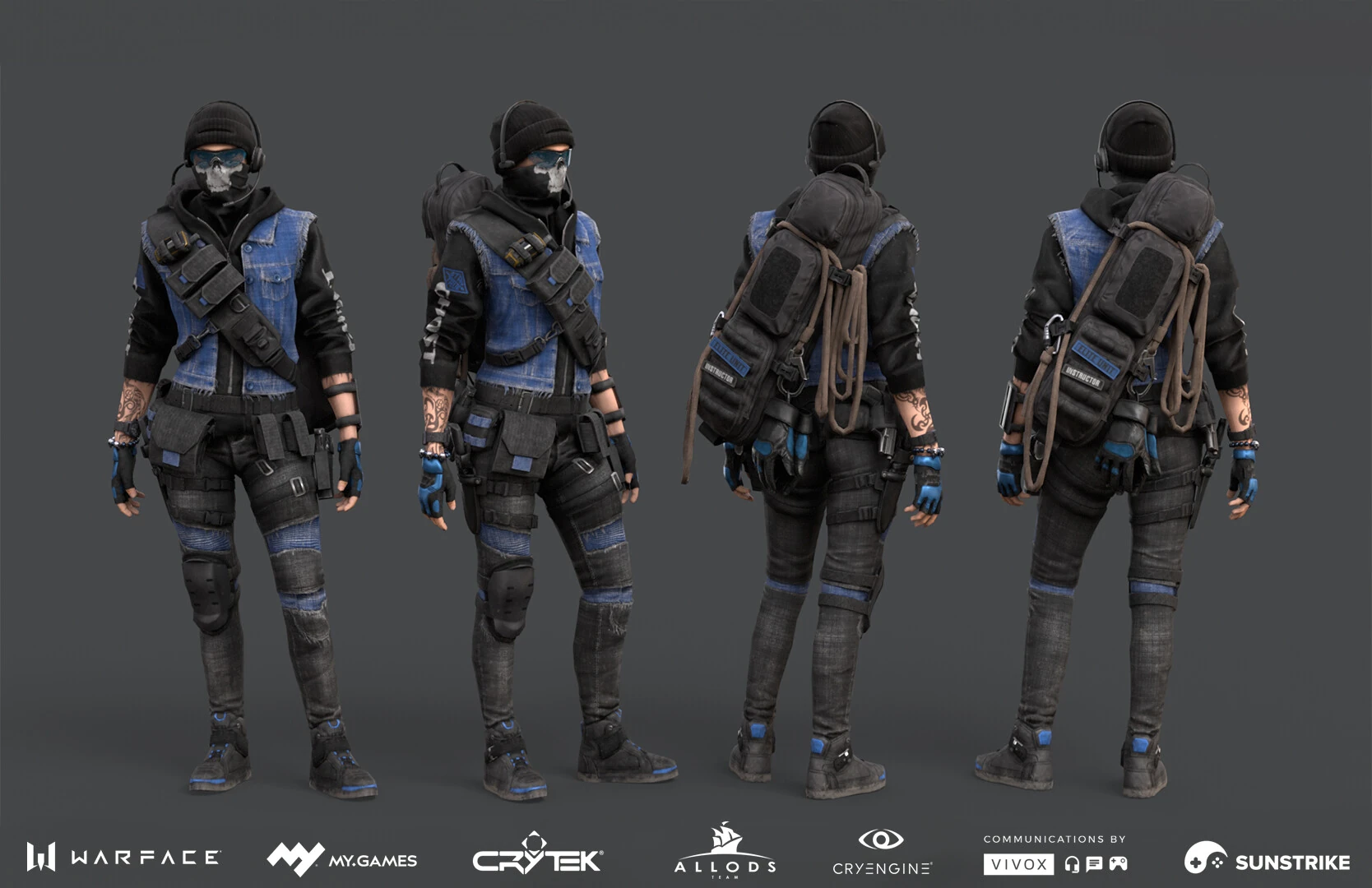 Game character art from Astrum: Warface