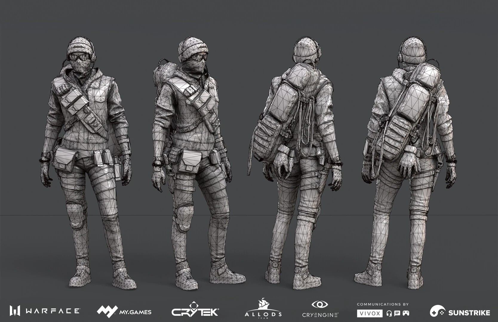 Hero character from Astrum: Warface