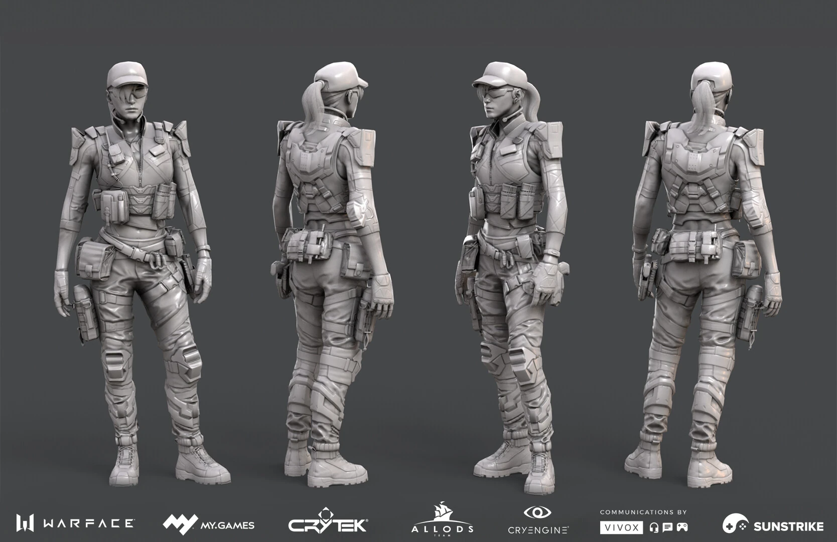 Game character art from Astrum: Warface