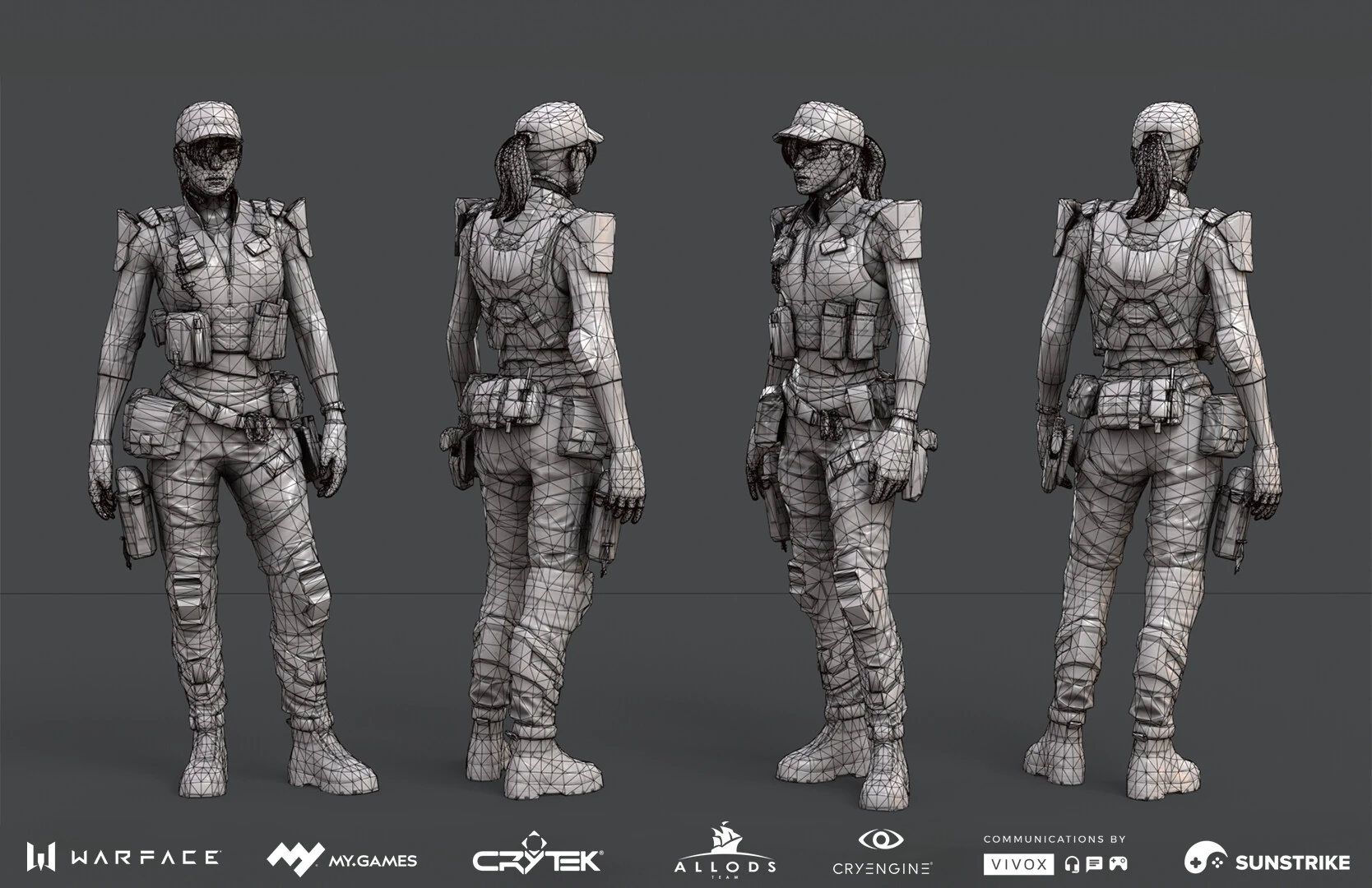Character render for Astrum: Warface