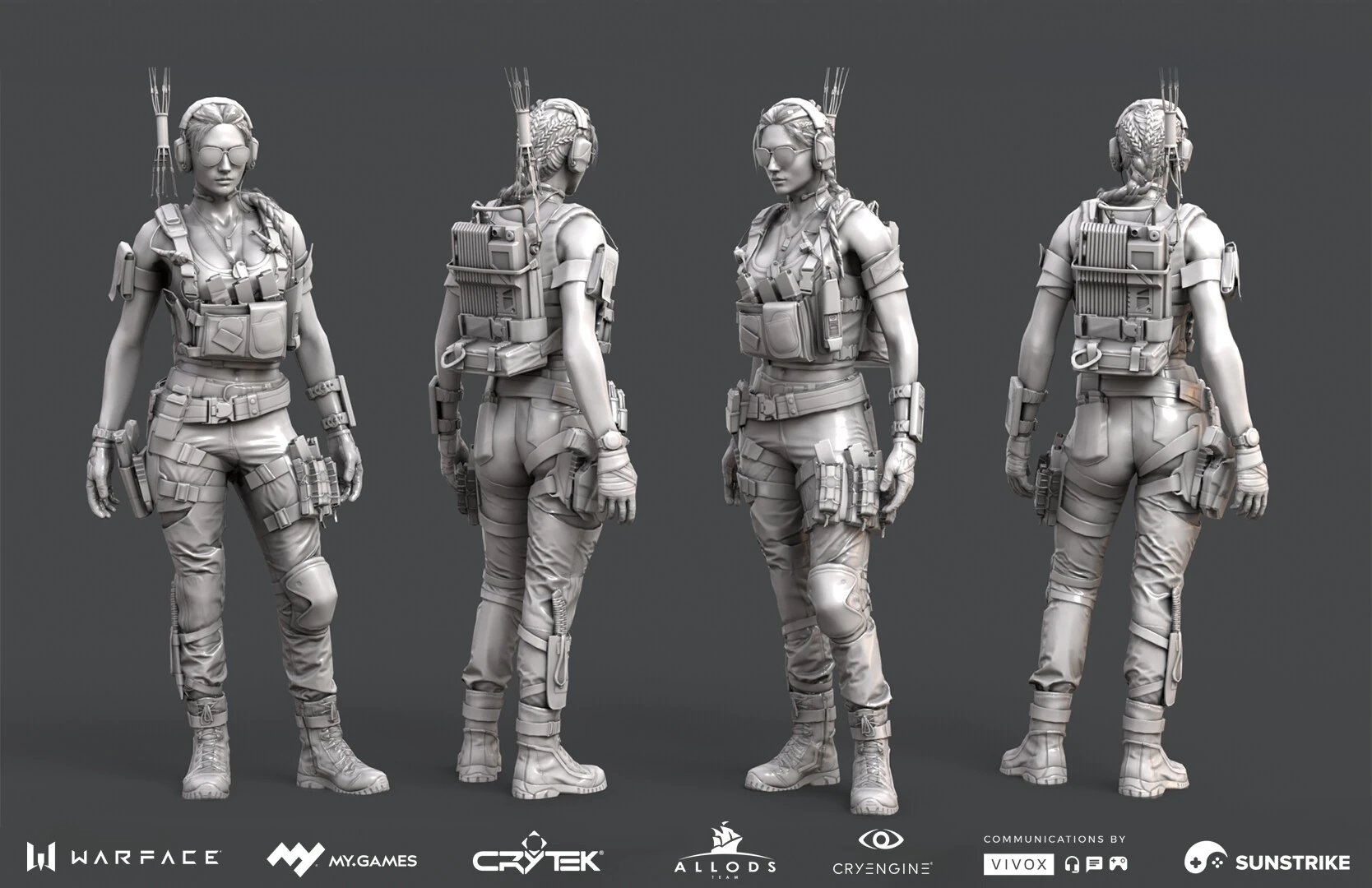 Hero character from Astrum: Warface