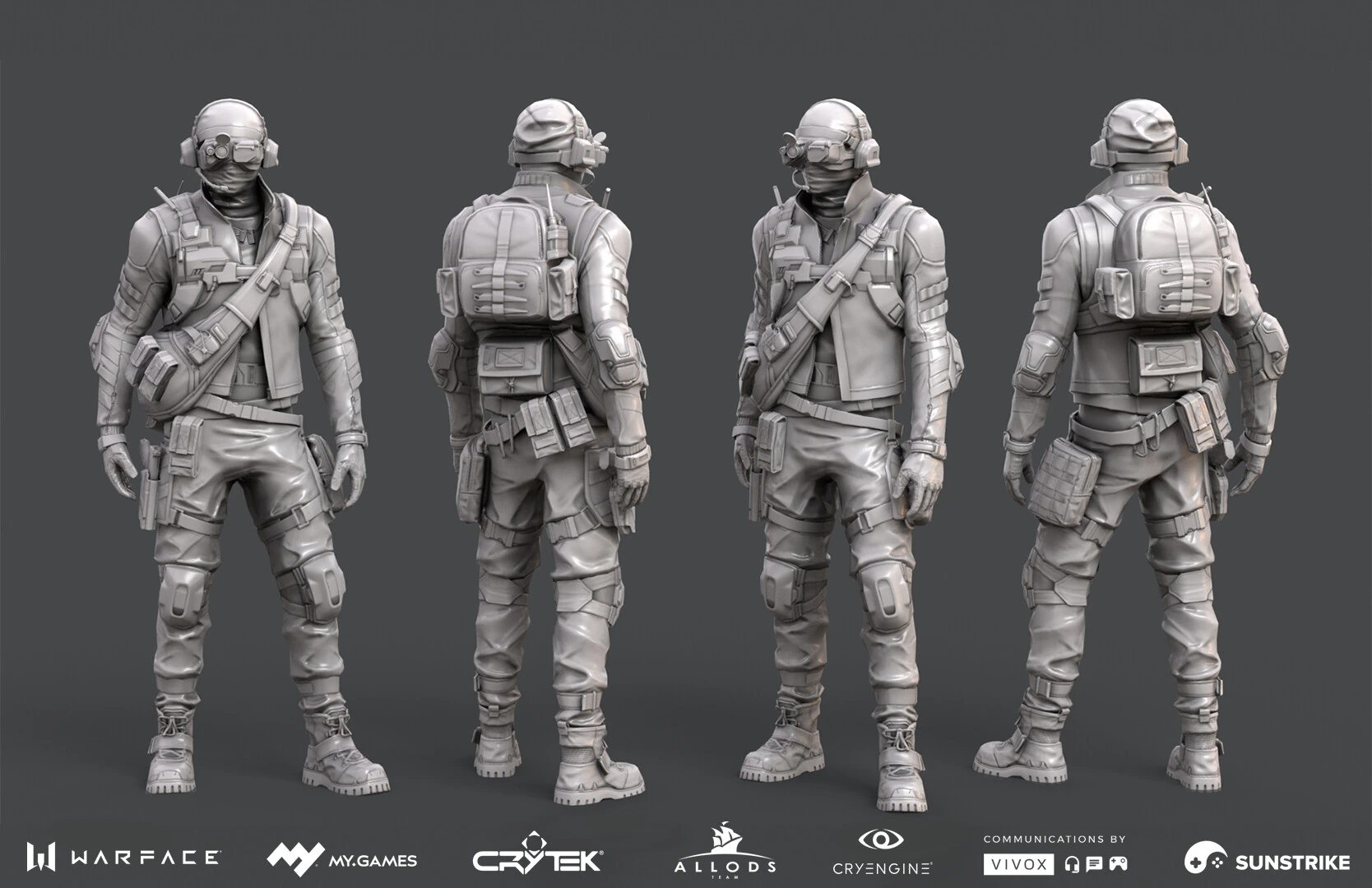 Realistic character design for Astrum: Warface