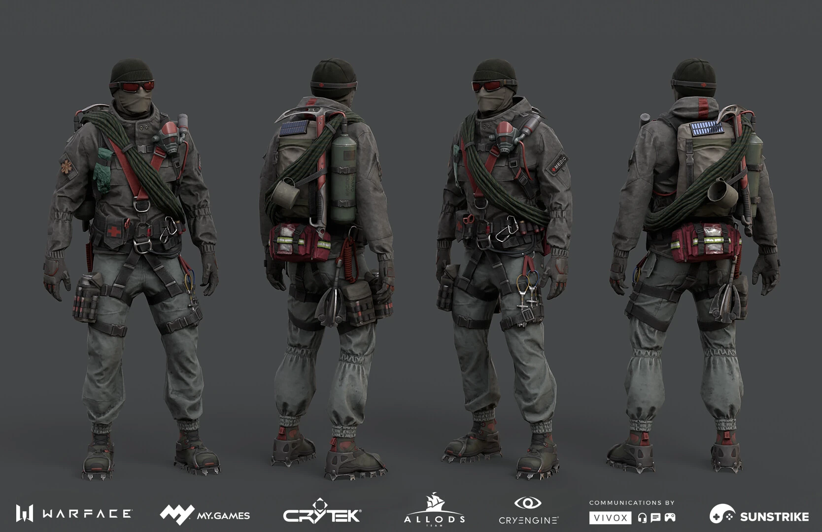 Hero character from Astrum: Warface