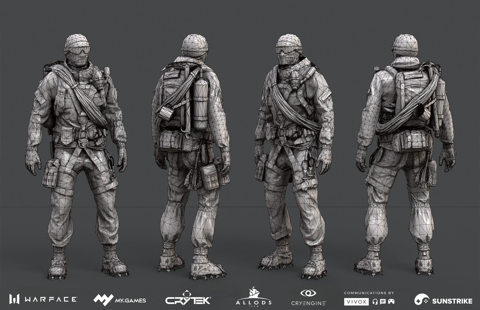 Realistic character design for Astrum: Warface