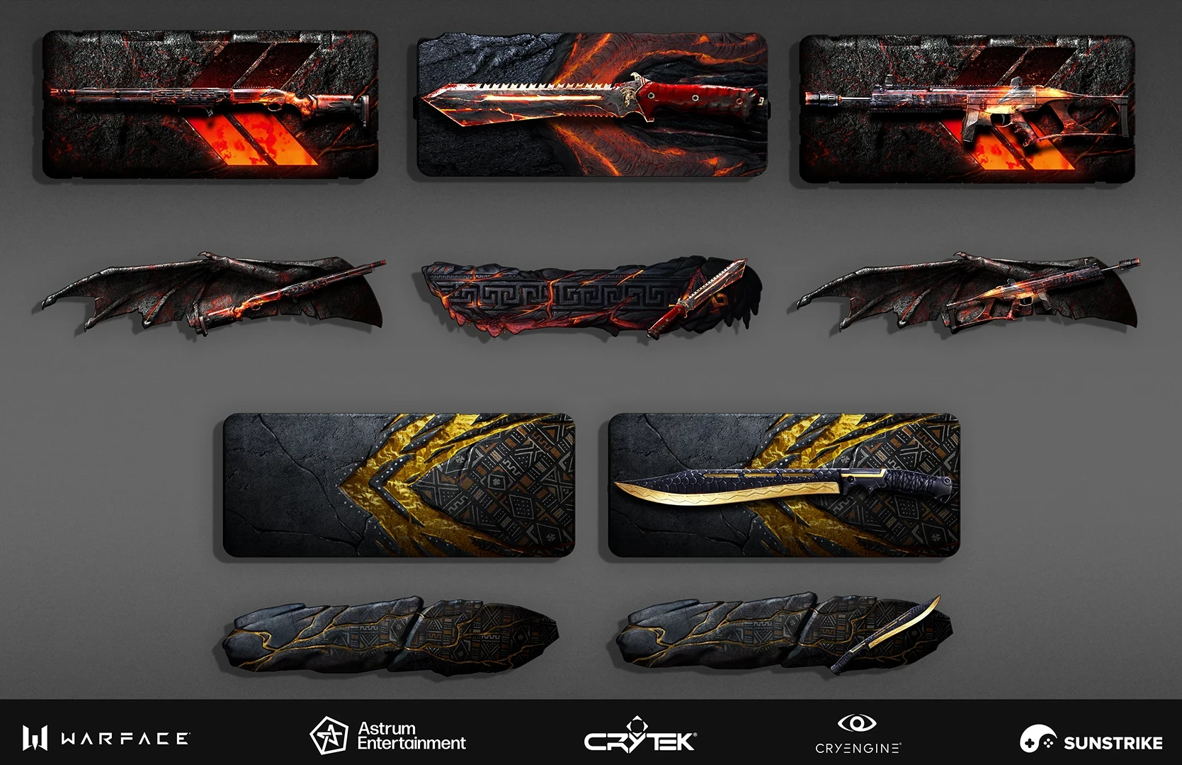 Game UI design for Astrum: Warface